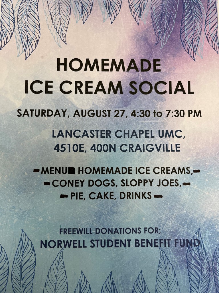 Ice Cream Social Donations to Norwell Student Benefit Fund