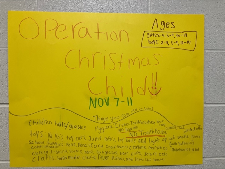 Operation Christmas Child 🎄 